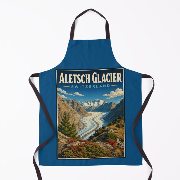 Item preview, Aletsch Glacier - Switzerland designed and sold by GoodOldVintage.