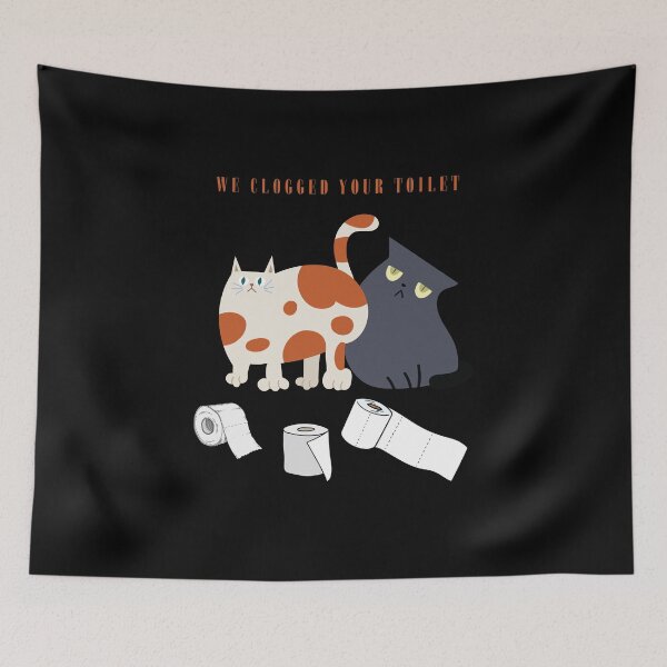 Item preview, We Clogged Your Toilet Funny Brainrot designed and sold by super-think.