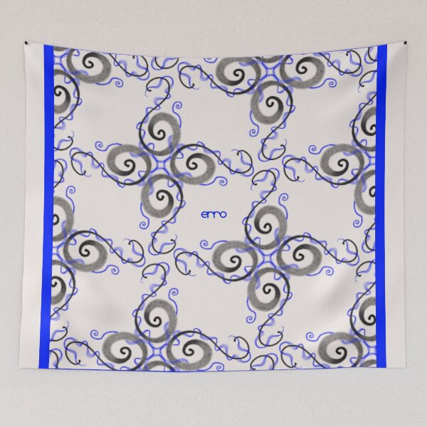 Item preview, Erro Creative Ornament Tile: Abstract Fractal Pattern designed and sold by erro creative.