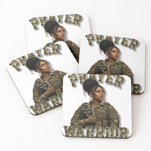 Item preview, Prayer Warrior – Faith Over Fear Christian Design designed and sold by IslandQuoteShop.