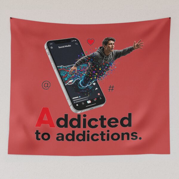Item preview, Smartphone Addiction designed and sold by puzzell.