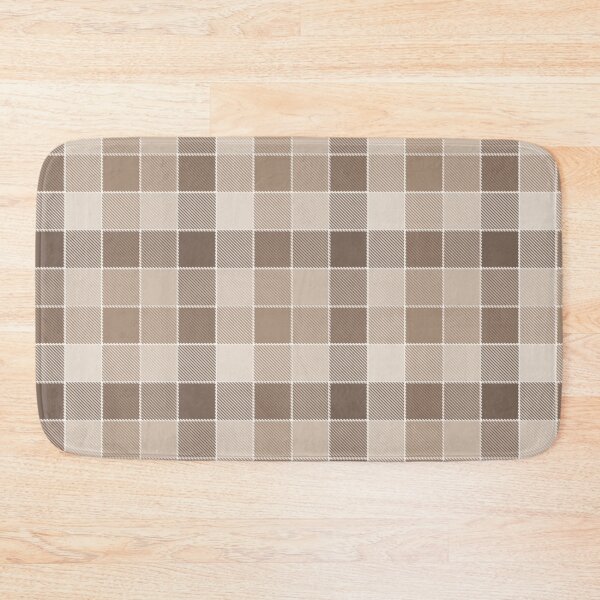 Item preview, Neutral Earthy Tone Gingham Check Design  designed and sold by PatternTitan.