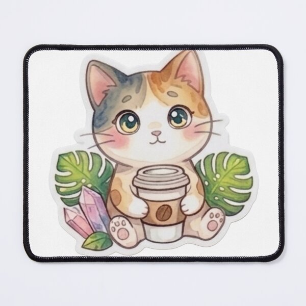 Item preview, Lani Cat Coffee Break |Daily Lani Collection designed and sold by LaniDigitalNook.