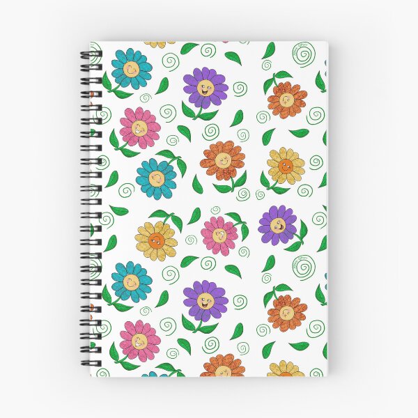 Item preview, Happy Colorful Flowers designed and sold by Karine Jones.