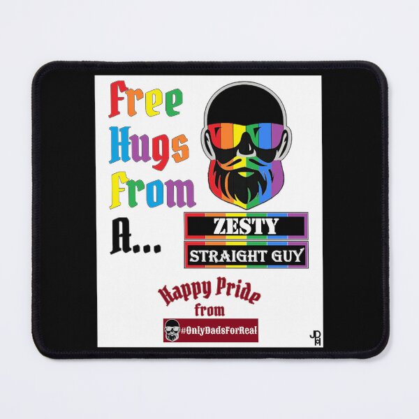 Item preview, Free Hugs Zesty Straight Guy (White) *More Colors Available in Collection designed and sold by OnlyDadsForReal.