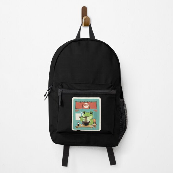 Item preview, Cute Frog Eating Ramen Cozy Japanese Style Cartoon designed and sold by JordynLadukeg65.