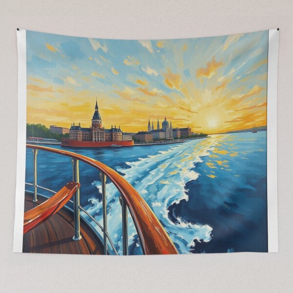 Item preview, Sunset Cruise: Heading towards Old Montreal designed and sold by Tama-sirth.