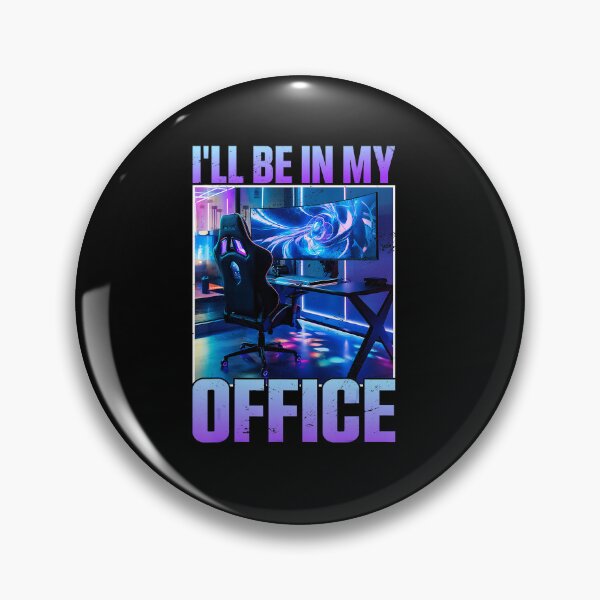 Item preview, I'll Be In My Office Funny PC Gamer Setup Retro Gaming Joke designed and sold by FGTV2021.