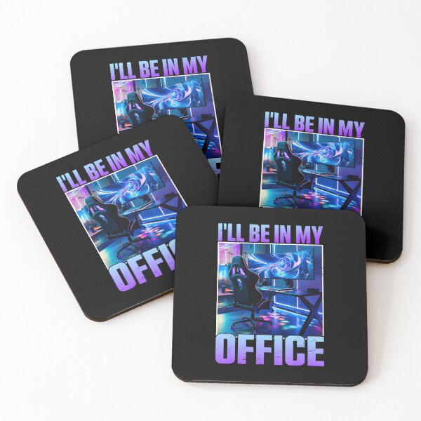 Item preview, I'll Be In My Office Funny PC Gamer Setup Retro Gaming Joke designed and sold by FGTV2021.