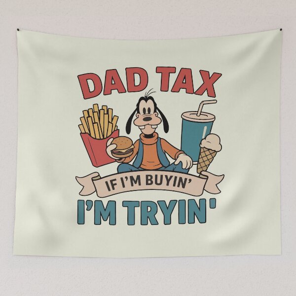 Item preview, Dad Tax Goofy, Funny Disney Dad designed and sold by SanipepaVase.