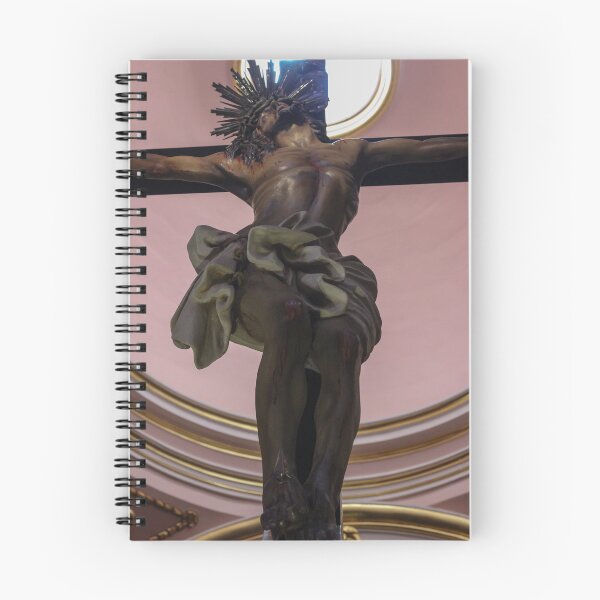 Item preview, Dramatic Statue Of Jesus On The Cross In Ornate Church Interior With Circular Skylight designed and sold by Nmallia.