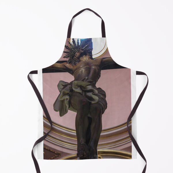Item preview, Dramatic Statue Of Jesus On The Cross In Ornate Church Interior With Circular Skylight designed and sold by Nmallia.