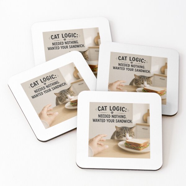 Item preview, Cat Logic Needed Nothing Wanted Your Sandwich designed and sold by LovelyCatGalaxy.