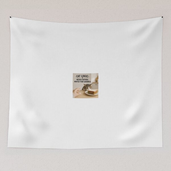 Item preview, Cat Logic Needed Nothing Wanted Your Sandwich designed and sold by LovelyCatGalaxy.