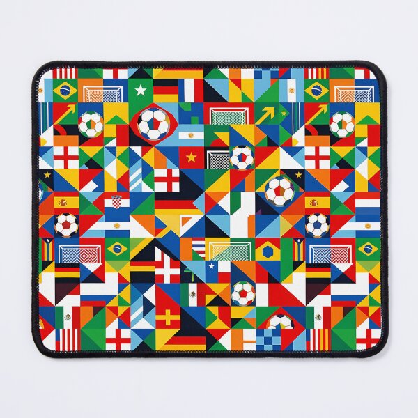 Item preview, Global Football Championship Nations Color Mosaic Pattern designed and sold by fadilow.