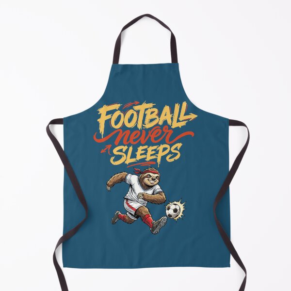 Item preview, Football Never Sleeps – Sloth Soccer Madness designed and sold by CARPIO Creations.