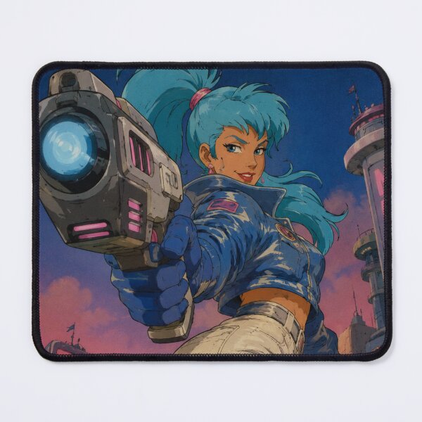 Item preview, Neo Port 1987 – Retro Cyberpunk VHS Anime Art designed and sold by Hollow Moon Studios..