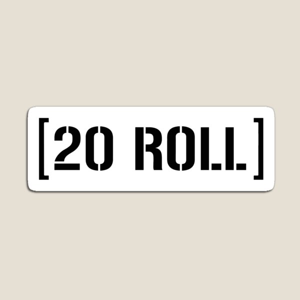 Aperçu de l'œuvre Autocollant de course de rue 20 Roll créée et vendue par Full Send Garage.