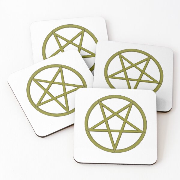 Item preview, The green wicca  Pentacle — Mystic Prints designed and sold by Liberty4Punk.