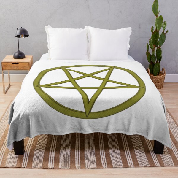 Item preview, The green wicca  Pentacle — Mystic Prints designed and sold by Liberty4Punk.