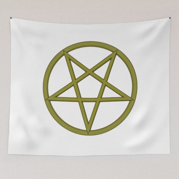 Item preview, The green wicca  Pentacle — Mystic Prints designed and sold by Liberty4Punk.