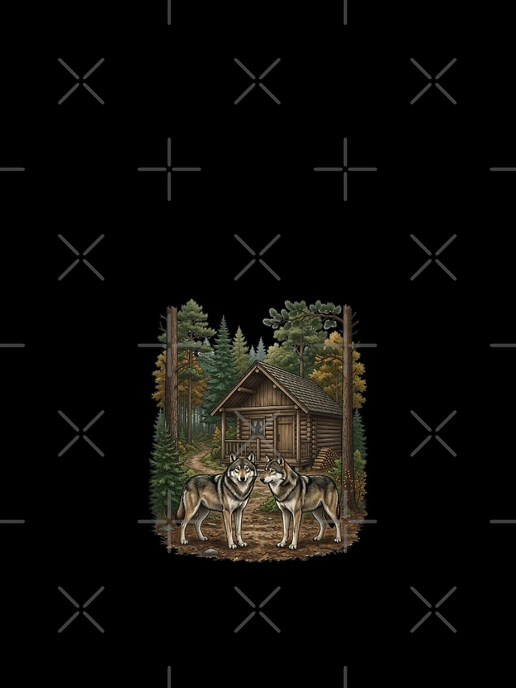 Thumbnail 4 of 4, iPhone Case, Wolves in the forest designed and sold by ReneMM.