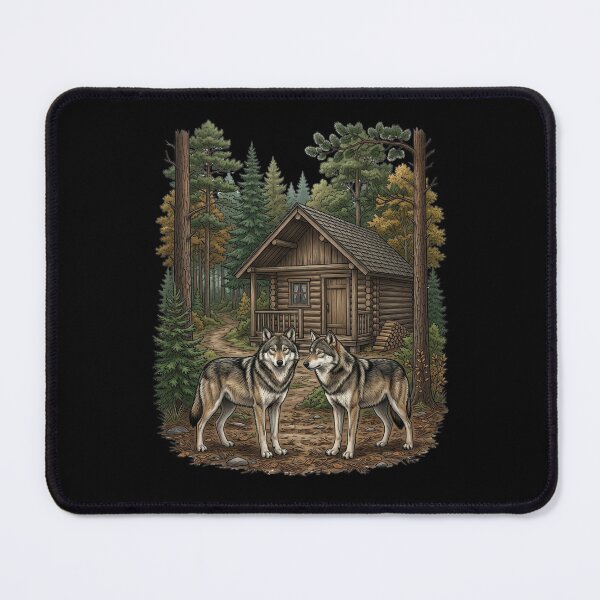 Item preview, Wolves in the forest designed and sold by ReneMM.