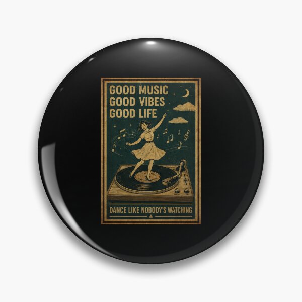 Item preview, Retro Music Vibes Dancing Girl Vintage Record Player Night Poster designed and sold by ferminhays.