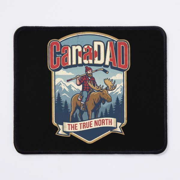 Item preview, CanaDAD The True North Retro Canadian Dad Badge designed and sold by CanaDAD.Store.