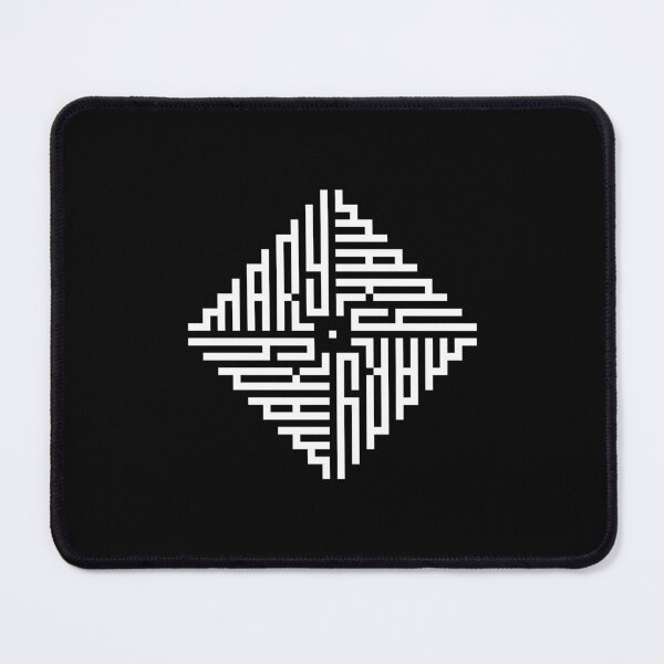 Item preview, MARY | White  | Modern Geometric Kufi Calligraphy | From Name to Art   designed and sold by FOR YOUR NAME.