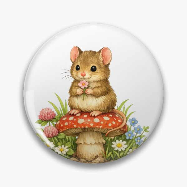 Item preview, Mouse Atop a Mushroom designed and sold by Subina.