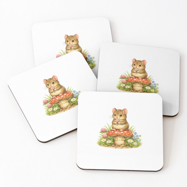 Item preview, Mouse Atop a Mushroom designed and sold by Subina.