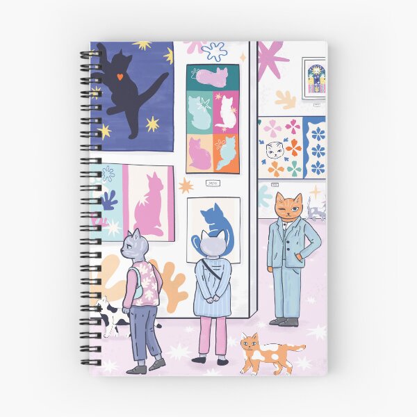 Item preview, Meowtisse Art Gallery Print, Cat Museum Illustration designed and sold by CarlyWatts.