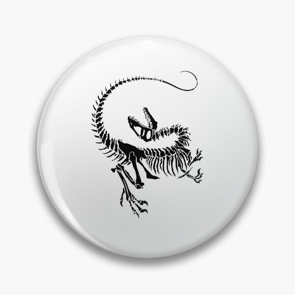 Item preview, Minimal Black Dinosaur Skeleton | Dark Prehistoric Line Art designed and sold by Krasnovaovaova.