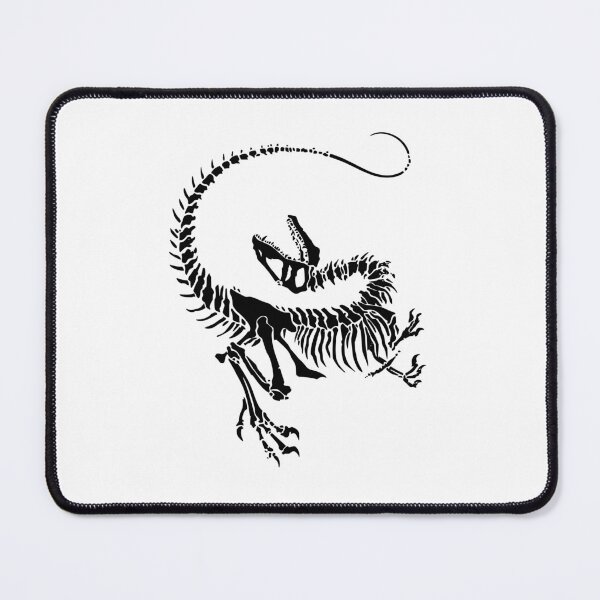 Item preview, Minimal Black Dinosaur Skeleton | Dark Prehistoric Line Art designed and sold by Krasnovaovaova.
