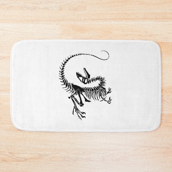 Item preview, Minimal Black Dinosaur Skeleton | Dark Prehistoric Line Art designed and sold by Krasnovaovaova.