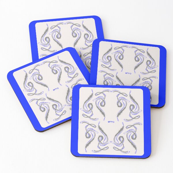 Item preview, Erro Creative Ornament Tile: Organic Abstract Artwork designed and sold by erro creative.