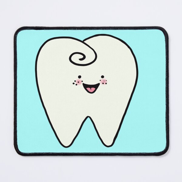 Item preview, Cute Tooth Character Kawaii - Smiling Tooth Cartoon for Kids, Dentist Gift designed and sold by karolaart.