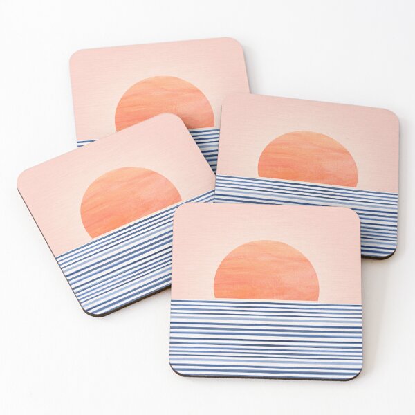 Item preview, Mid Century Beach Sunset Design designed and sold by Enchanted Adventure .
