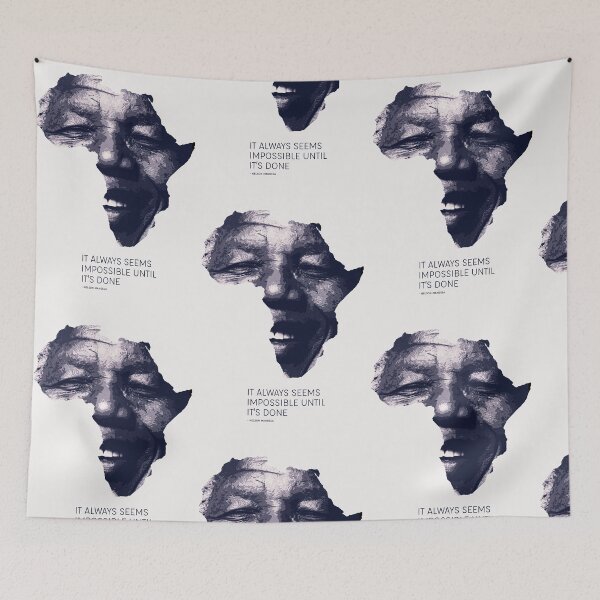 Item preview, Nelson Mandela Quote trendy art designed and sold by artbundleindia.