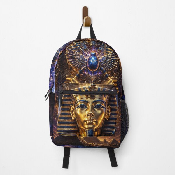 Item preview, Cosmic Pharaoh – Divine Egyptian Ruler Art designed and sold by ThePixelMind.