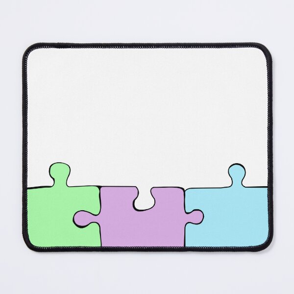 Artikelvorschau, Pastellfarbene Puzzleteile entworfen und verkauft von HarveyHandcraftsandDesigns.