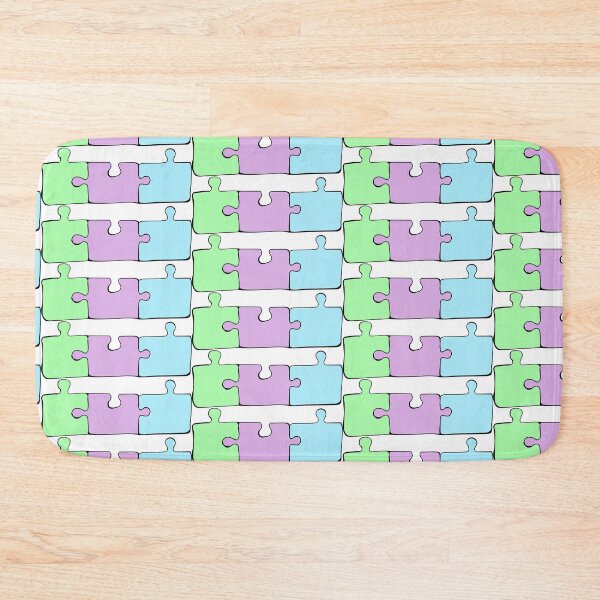 Artikelvorschau, Pastellfarbene Puzzleteile entworfen und verkauft von HarveyHandcraftsandDesigns.