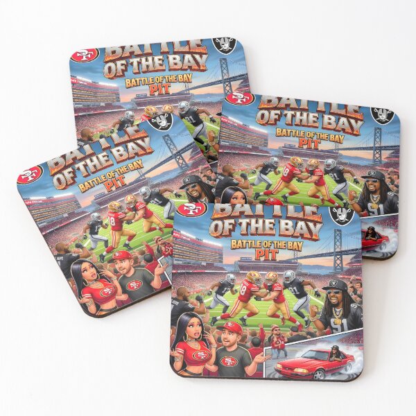 Item preview, 49ers versus Raiders Battle of the bay designed and sold by Ace Cotton.