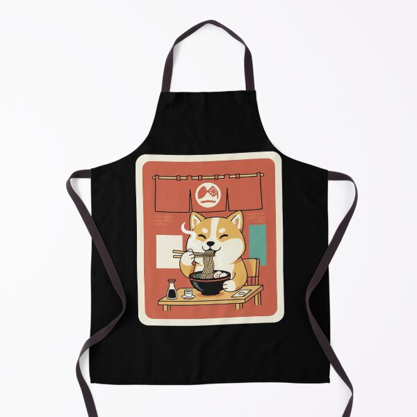 Item preview, Cute Shiba Inu Eating Ramen Kawaii Japanese Noodle designed and sold by JordynLadukeg65.