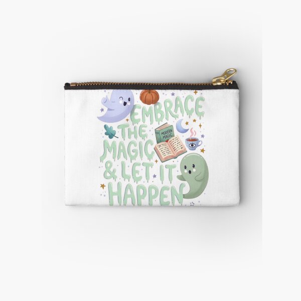 Item preview, Embrace the Magic and Let it Happen Cute Ghost Design designed and sold by PeplumiArt.