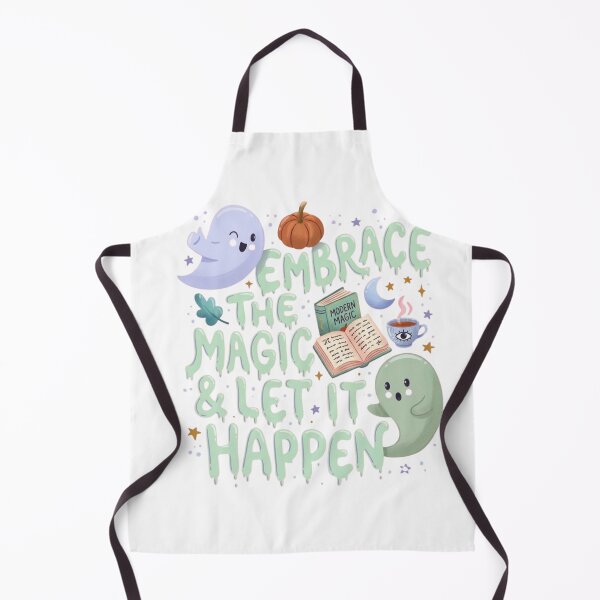Item preview, Embrace the Magic and Let it Happen Cute Ghost Design designed and sold by PeplumiArt.