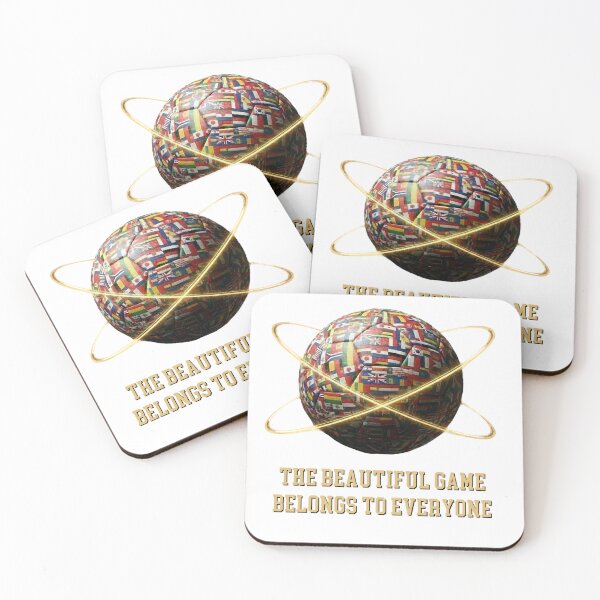 Item preview, The Beautiful Game Belongs To Everyone Football World Flags T-Shirt designed and sold by bazstees54.