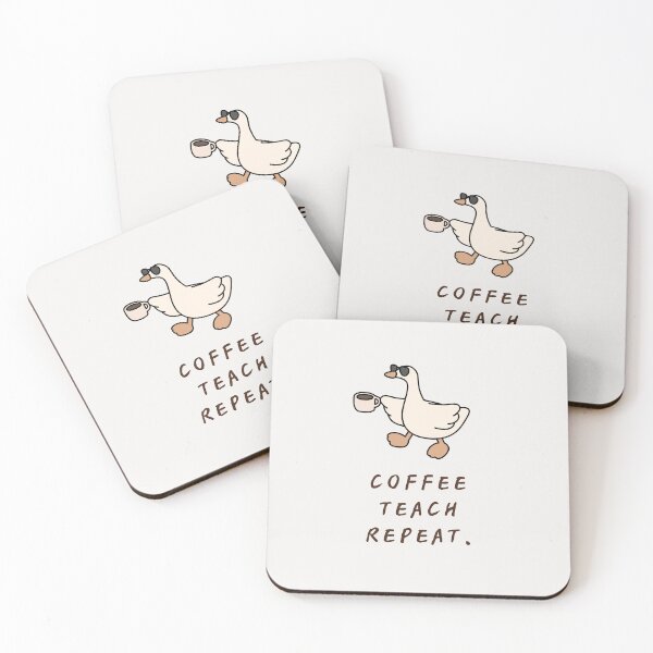 Item preview, Coffee Teach Repeat designed and sold by NitaBG.