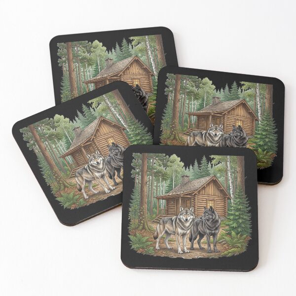 Item preview, Wolves in nature designed and sold by ReneMM.